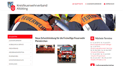 Desktop Screenshot of kfv-altoetting.de